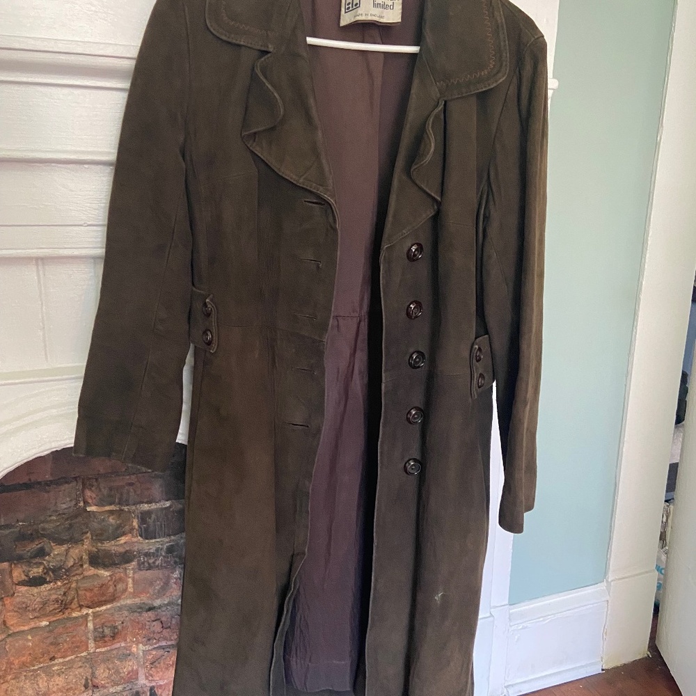 Vintage suede coat